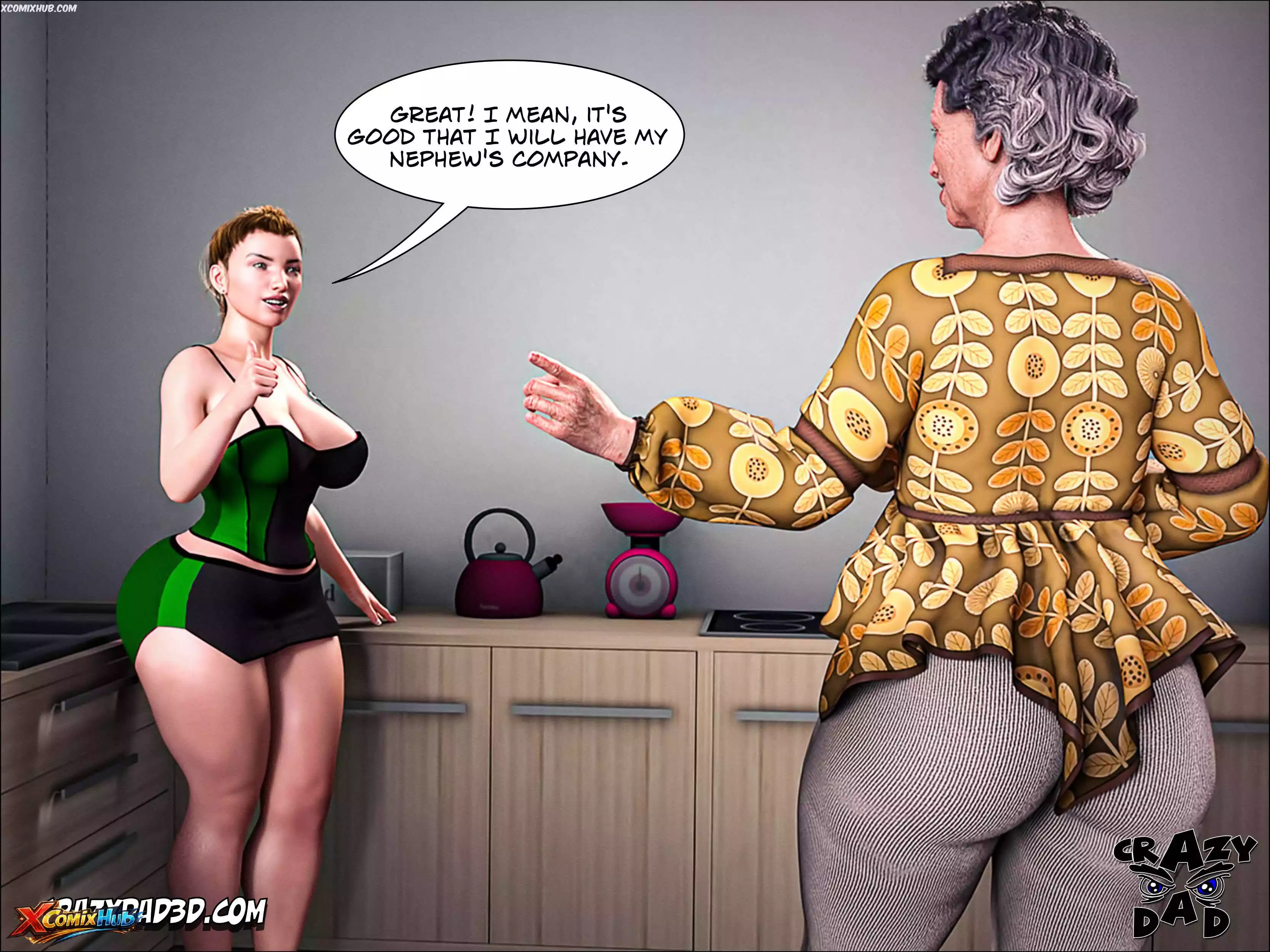 Father In Law At Home Chapter 18 Crazydad3d 085 Comic Page 85